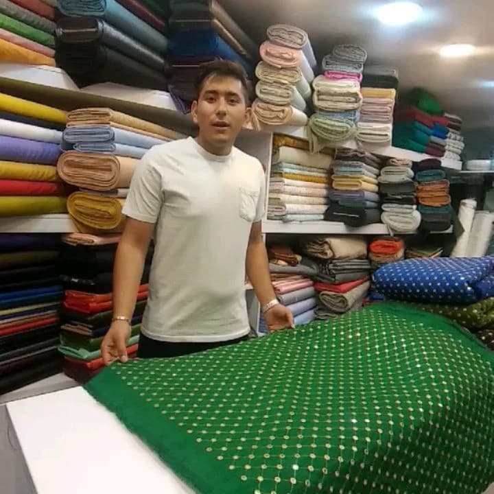 پارچه تافته سوزن دوزی