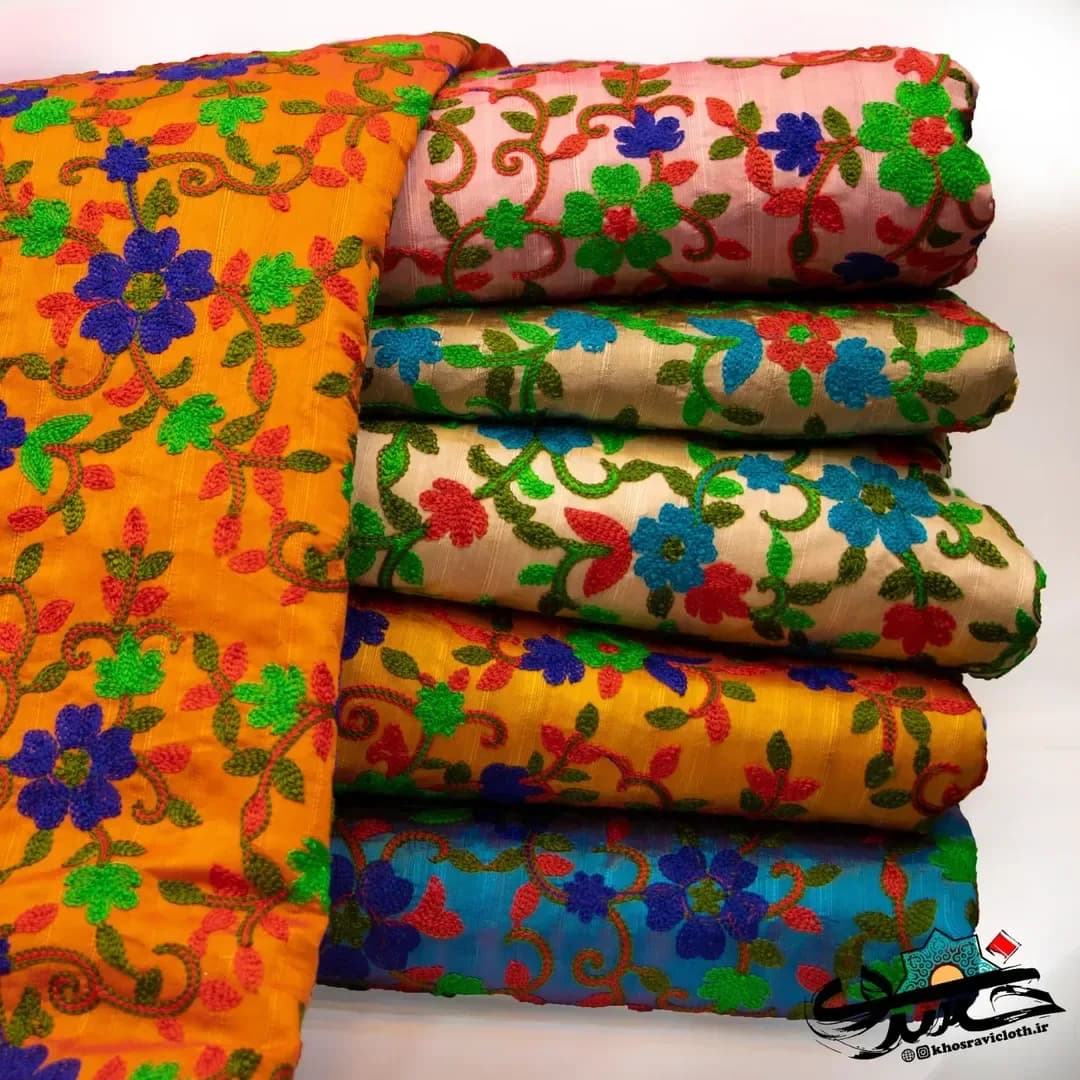پارچه تافته سوزندوزی