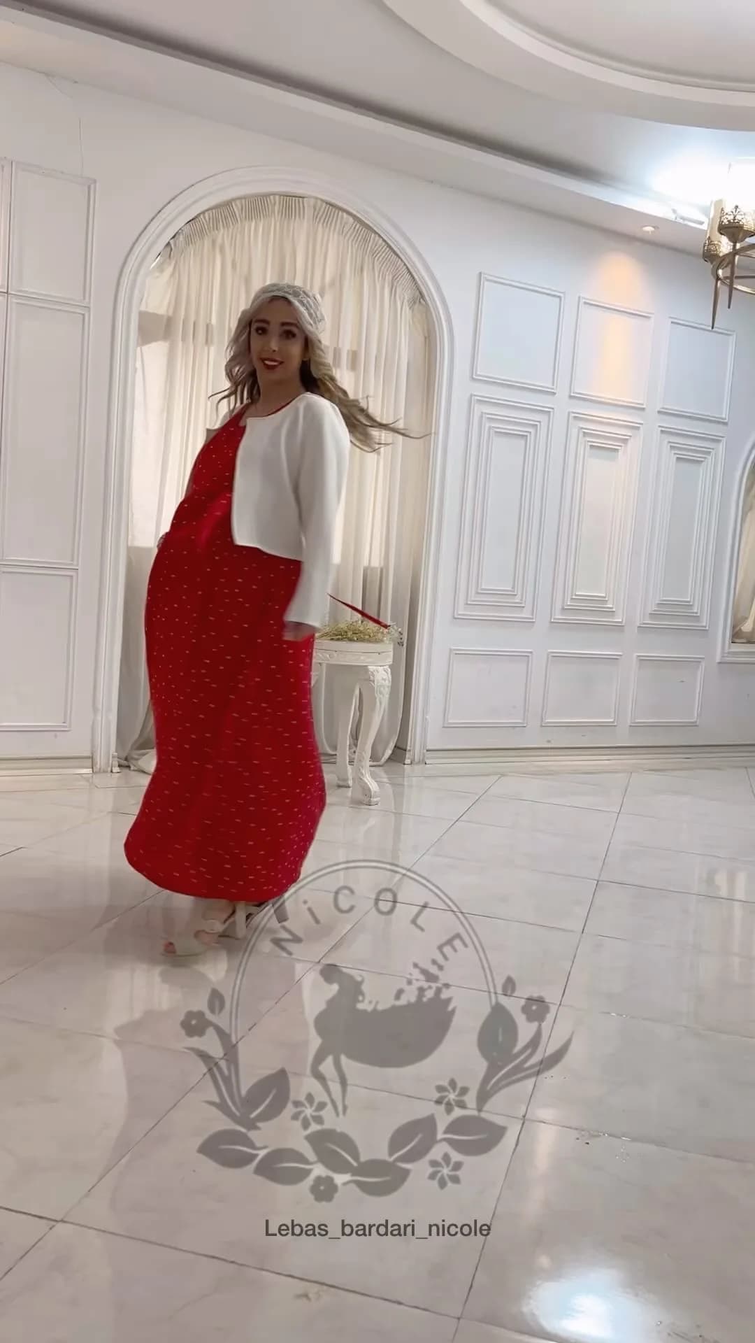 کت سارافون بارداری قرمز