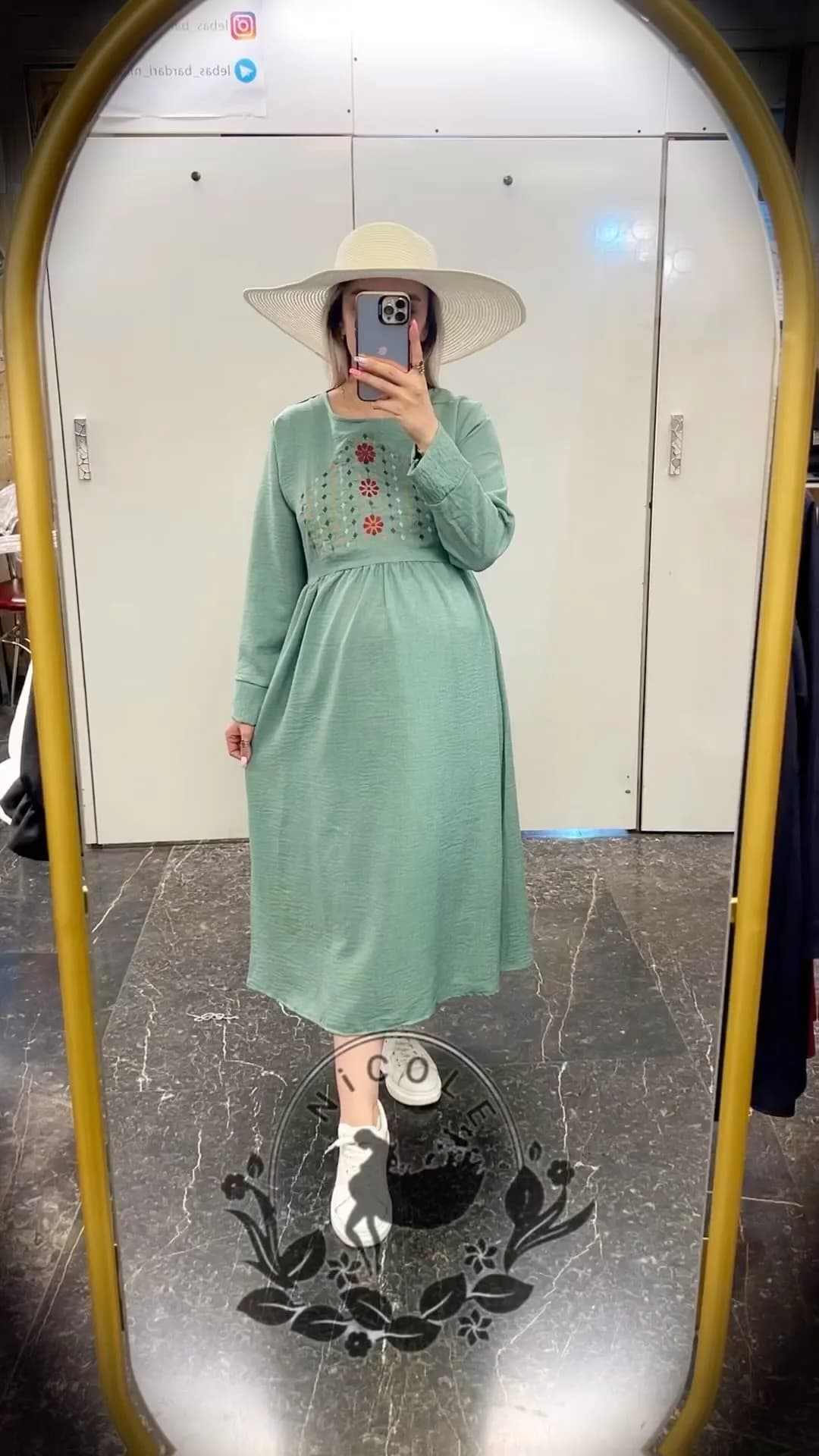 پیراهن بارداری طرح گلاره
