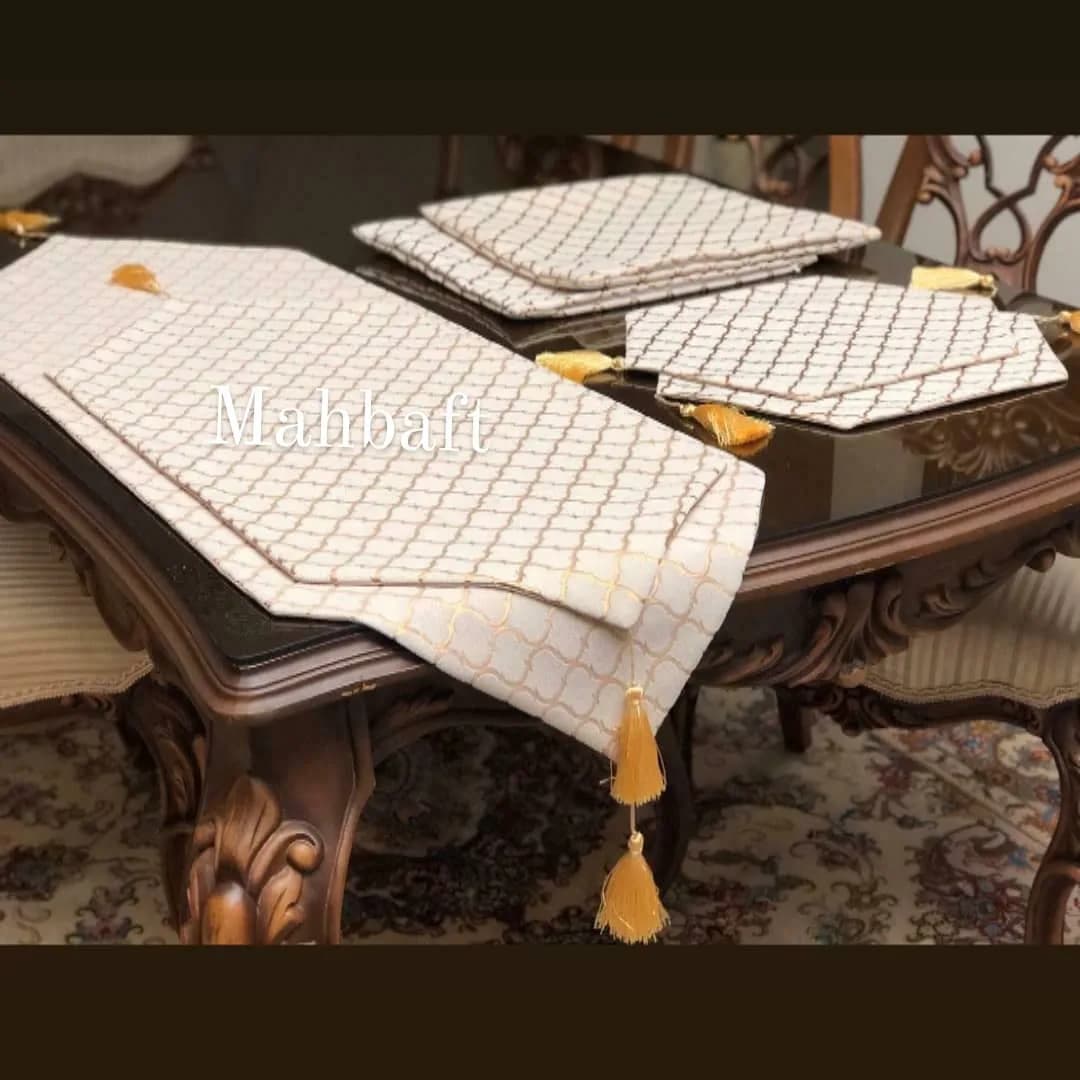ست رانر و زیربشقابی عروس