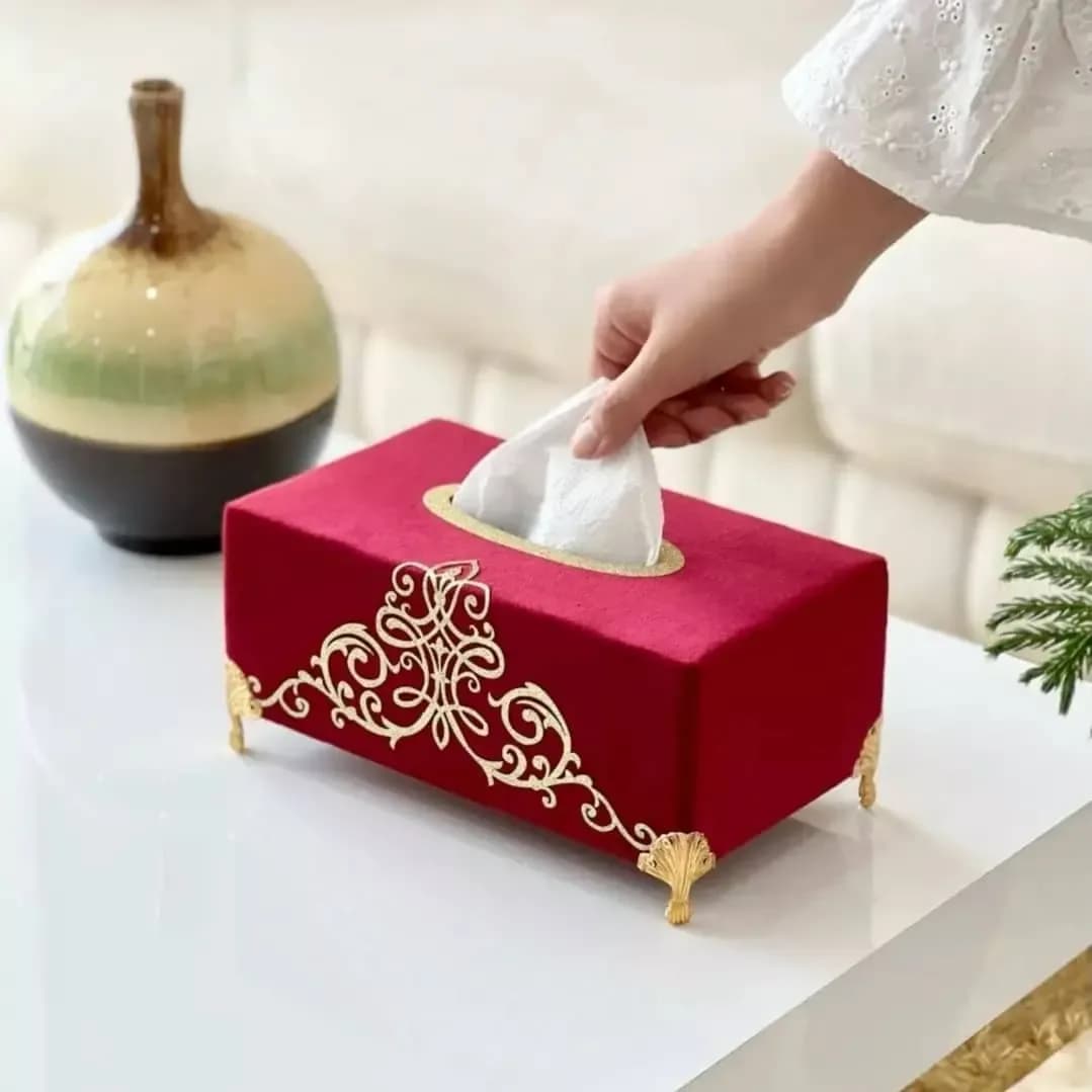 جای دستمال کاغذی و سطل