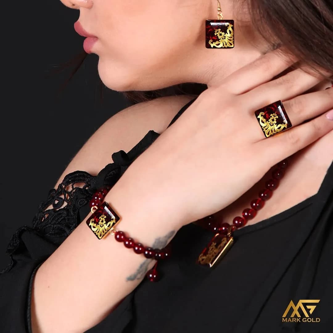 سرویس روکش طلا طرح گلوریا