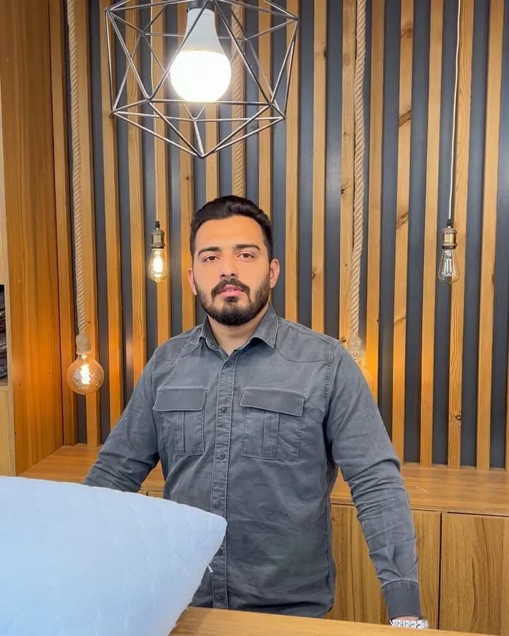 بالش طبلهدار پنبهدوزی میکروفایبر
