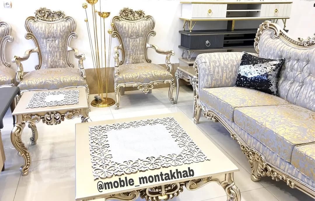 مبل استیل یگانه ۹ نفره