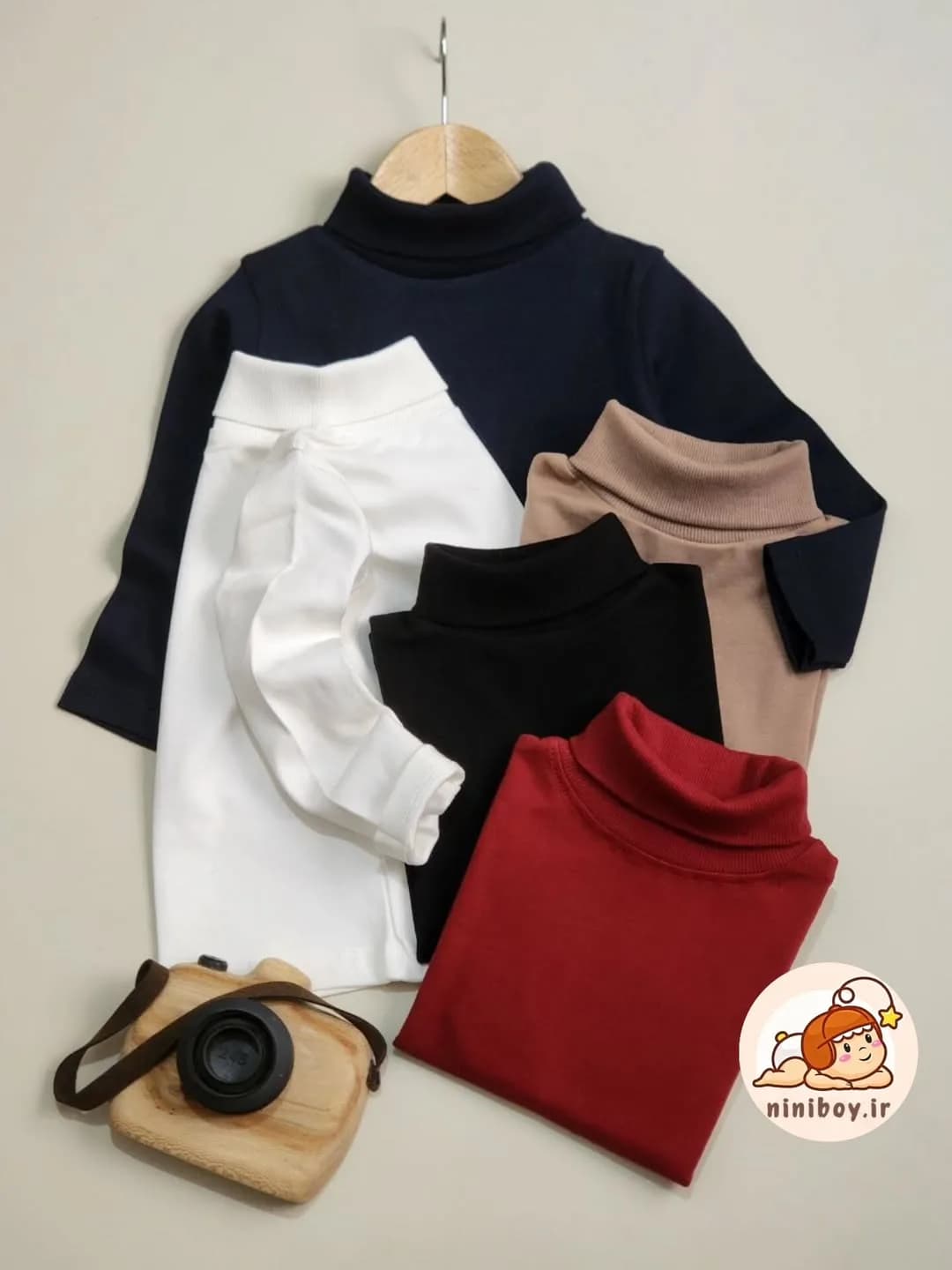 بلوز یقه اسکی بچگانه