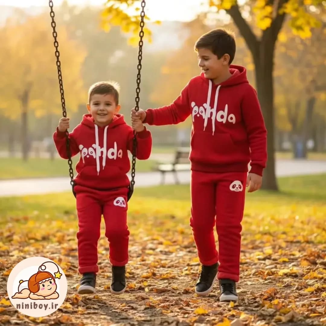 ست هودی و شلوار جاگر دورس سه نخ