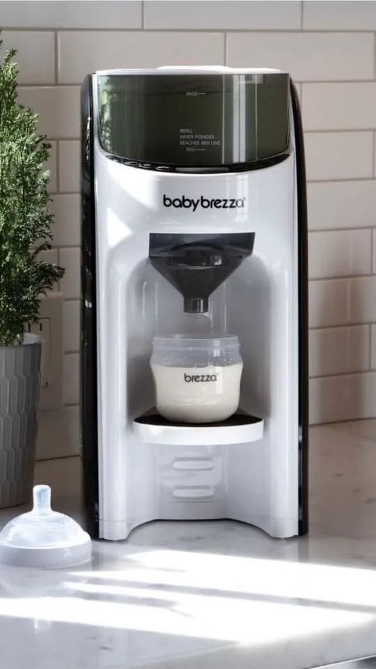 دستگاه شیرخشکساز Baby Brezza، رنگ سفید و سیاه، جنس پلاستیک