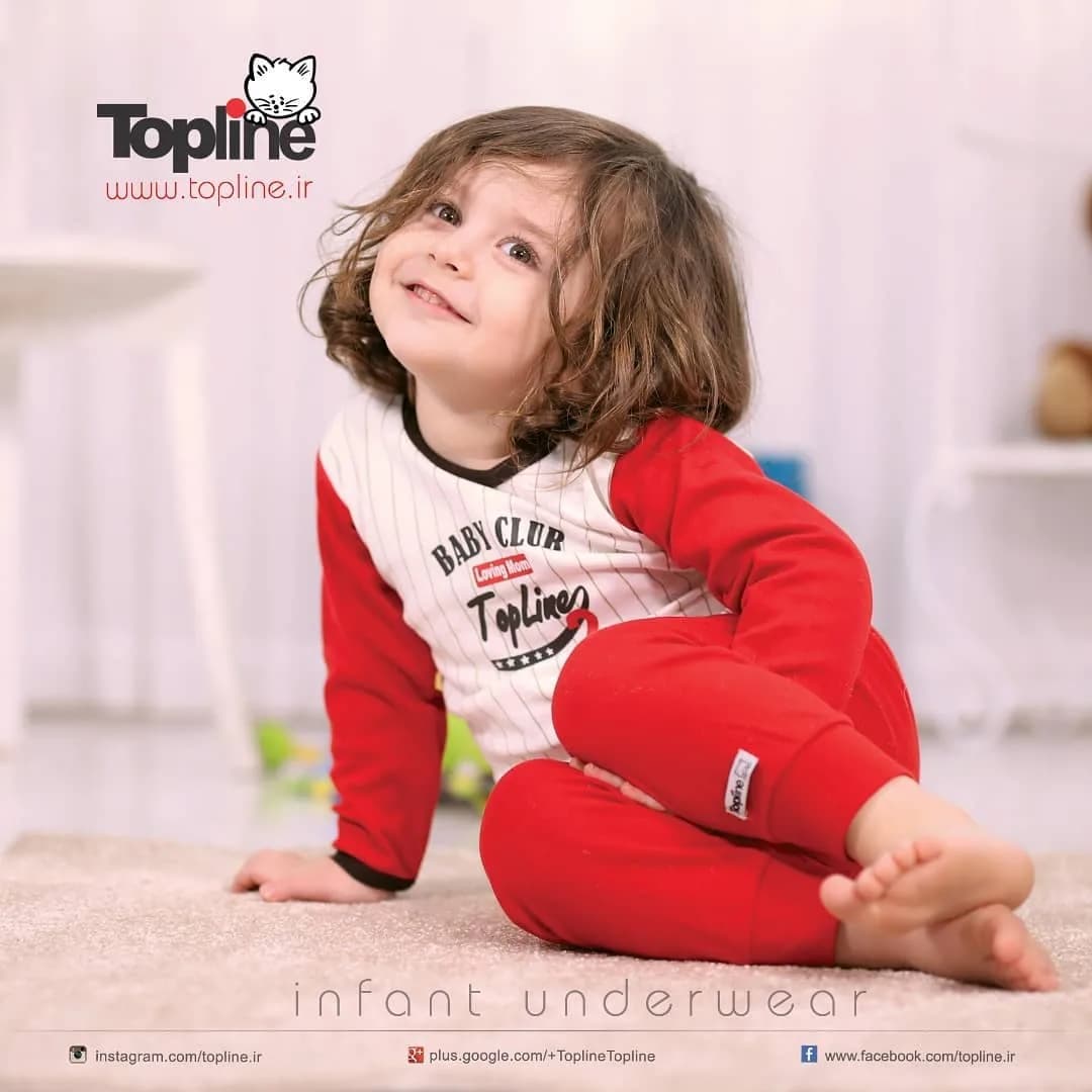 ست لباس کودک مدل کلوب Topline
