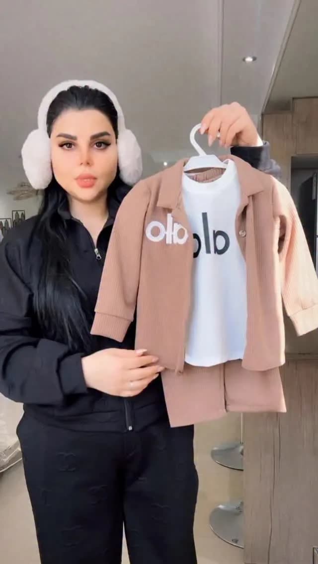 ست سه تیکه پیراهن تیشرت و شلوار