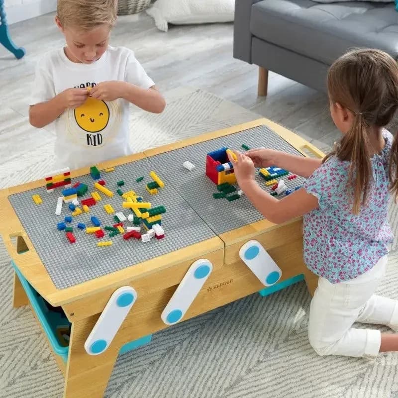 میز لگو بازی چوبی Building Bricks Play کد 17512