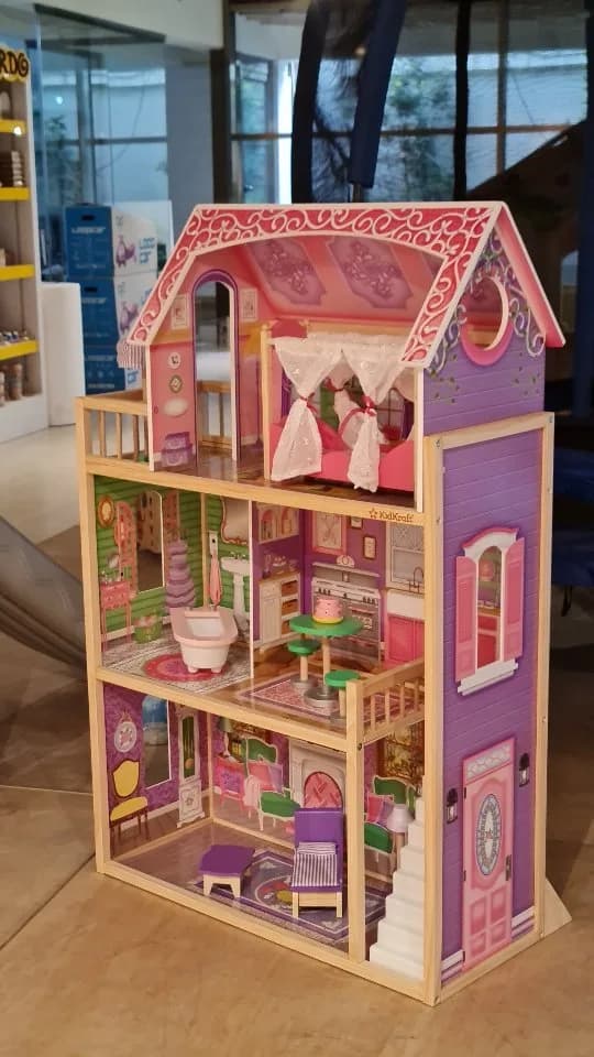 خانه عروسکی چوبی ۱۱۵ سانتی متر kidkraft