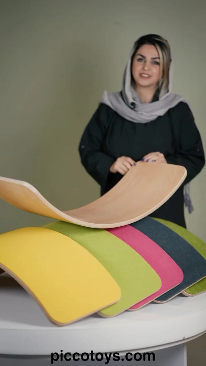 برد تعادلی چوبی کودک