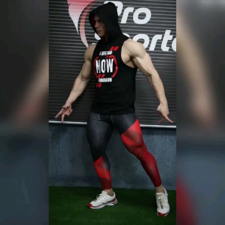ست کاور کلاهدار و لگ ورزشی، رنگ مشکی، رکابی، جذب