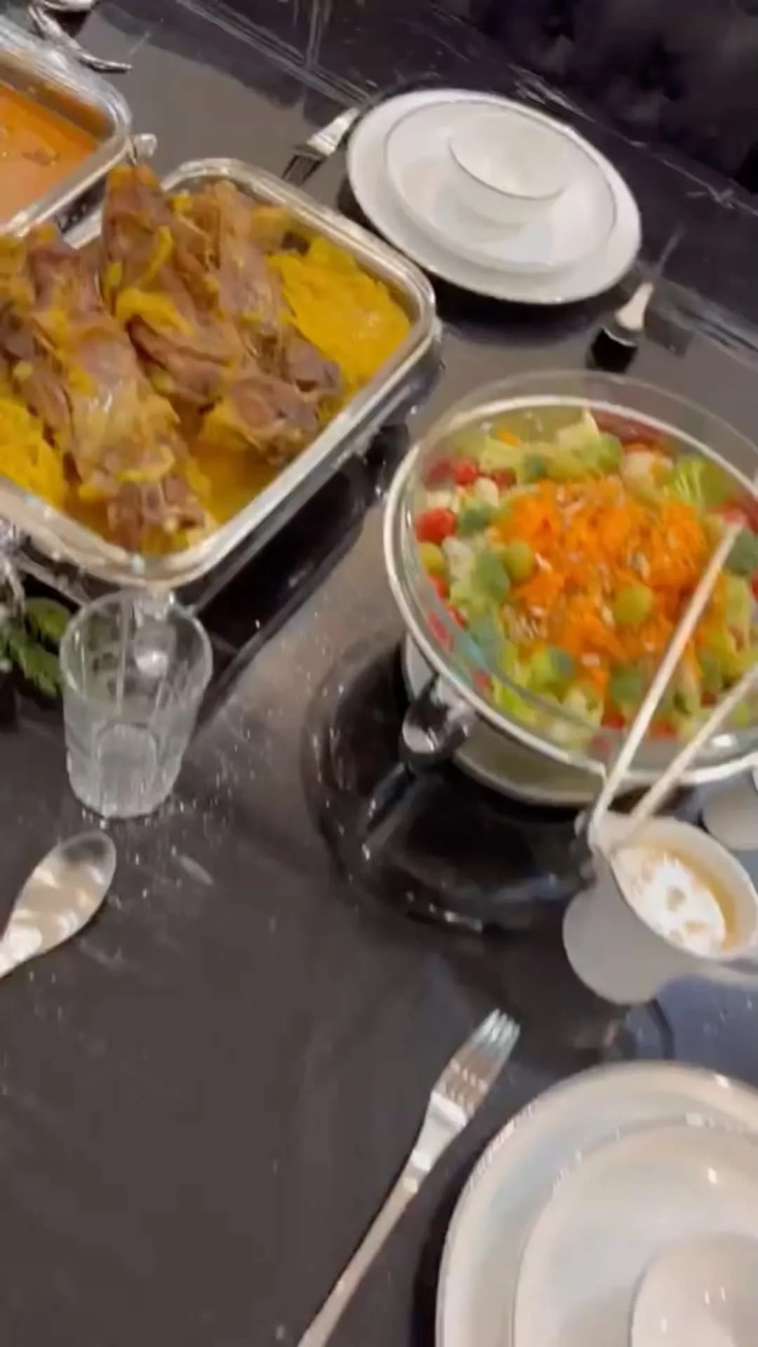 سوفله خوری استیل طلایی رامیسا