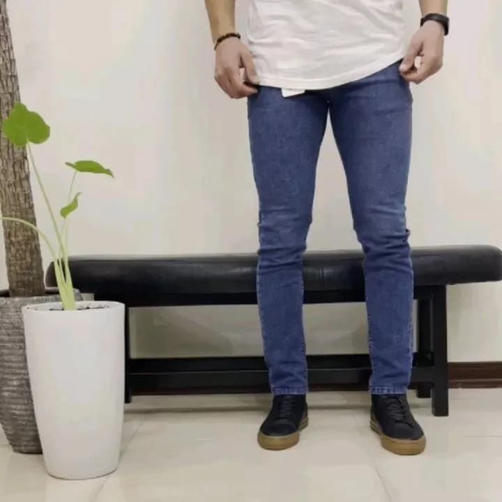 شلوار جین مردانه، رنگ آبی، جذب