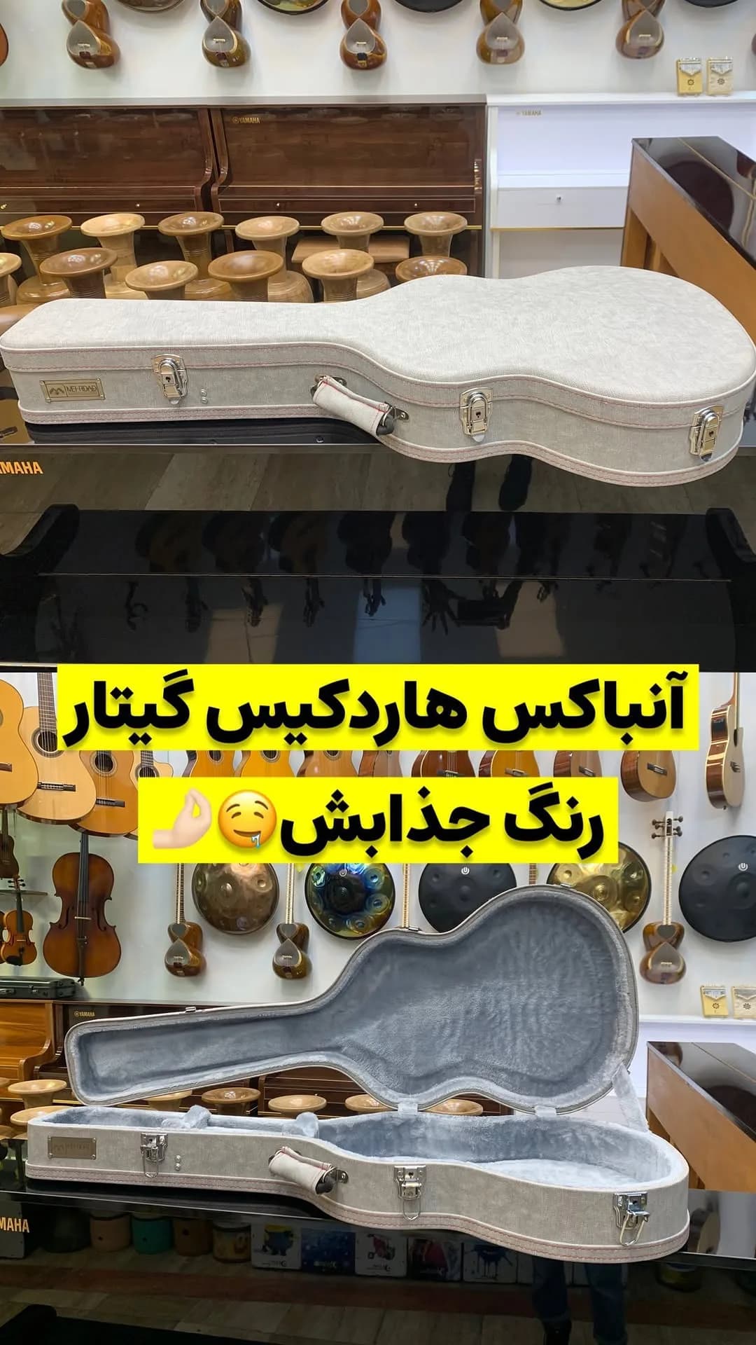 هاردکیس گیتار چرمی مهرداد