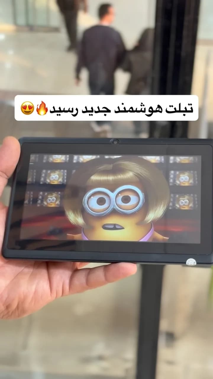 تبلت هوشمند یونیکورن، رنگ مشکی، جنس پلاستیک، تبلت مستطیلی