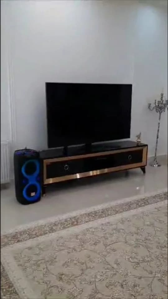 اسپیکر MAXI BOX CN 815، رنگ مشکی و آبی، جنس پلاستیک، ایستاده، نوردار