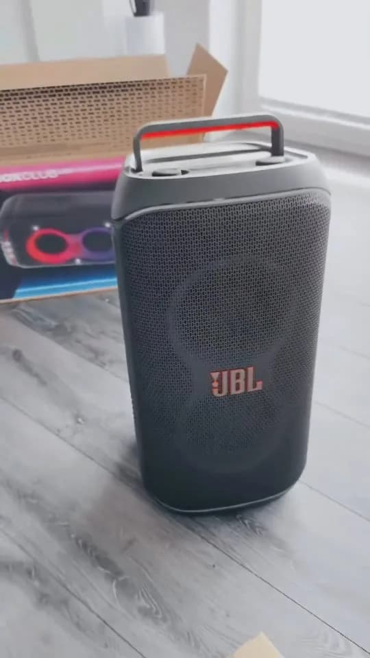 اسپیکر Partybox 120 JBL، رنگ مشکی، جنس پلاستیک و فلز، اسپیکر پرتابل بلوتوثی