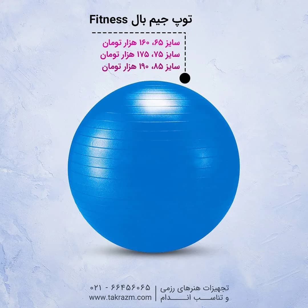 توپ جیم بال با پمپ باد
