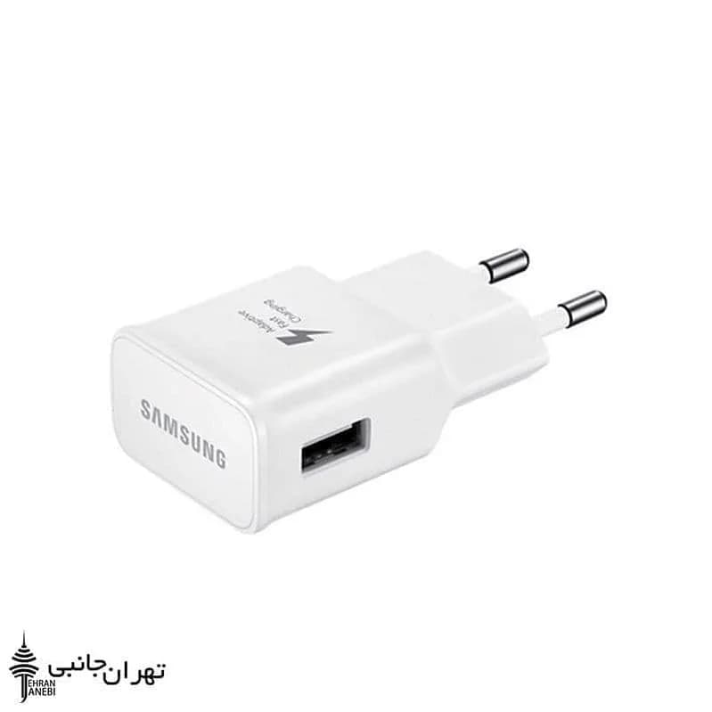 کلگی شارژ سامسونگ S7 کپی، رنگ سفید، جنس پلاستیک، مکعب مستطیل