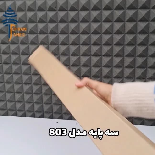 سه پایه عکاسی مدل ۸۰۳، رنگ مشکی، جنس فلز، سه پایه عکاسی نگهدارنده