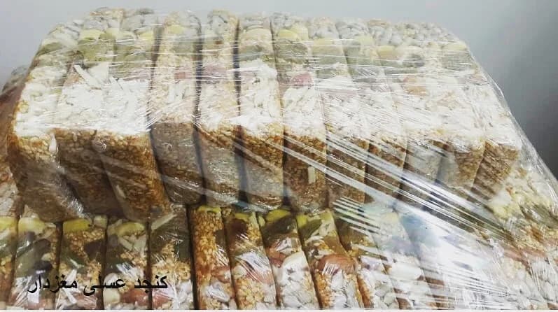 کنجد عسلی مغزدار