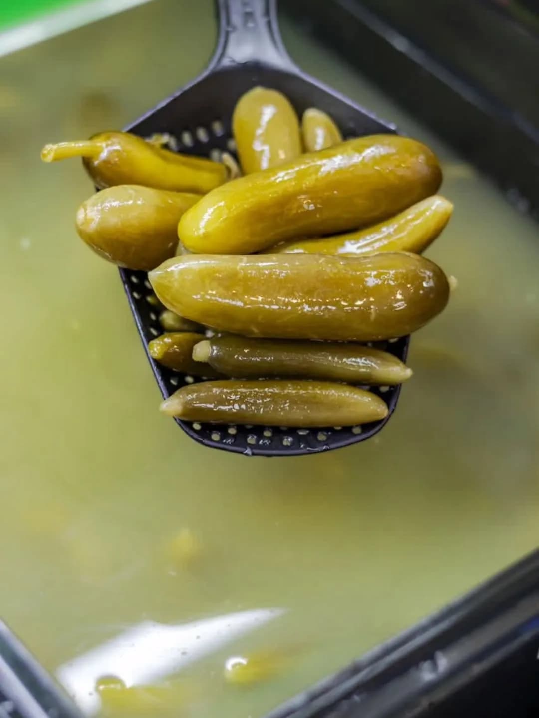 خیارشور، رنگ سبز زرد، کامل، کوچک