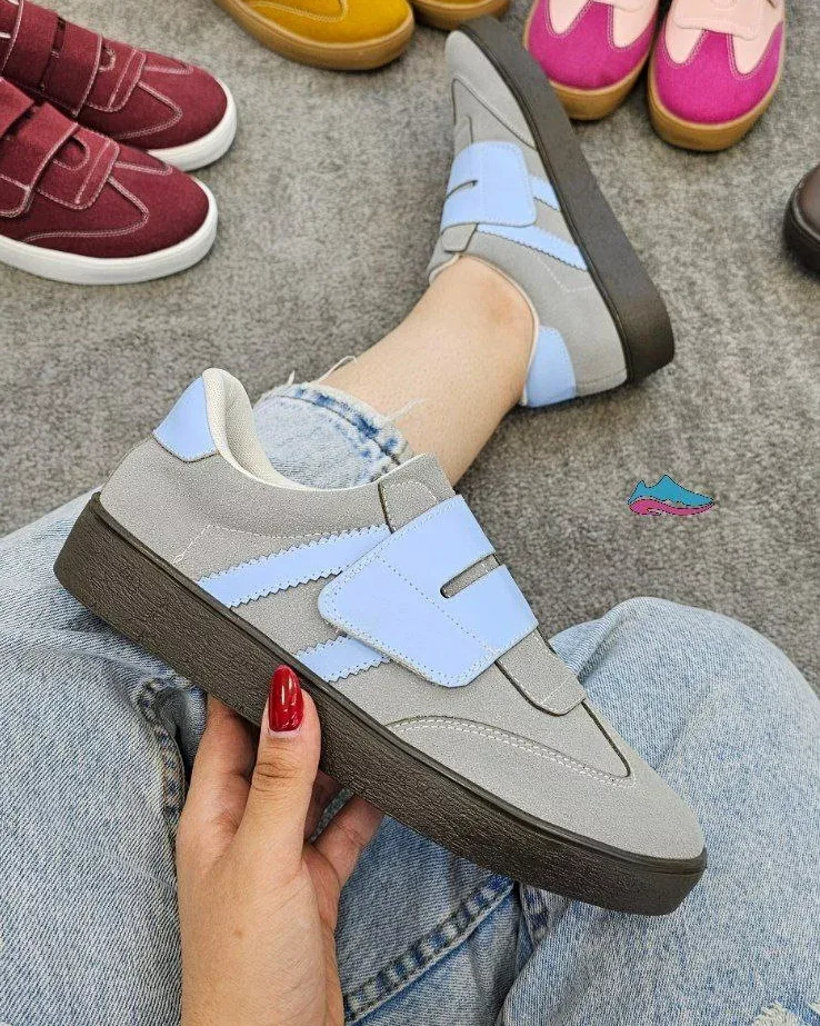 کتانی زنانه زرد و قهوه‌ای کد ۴۷۰ — عکس ۸