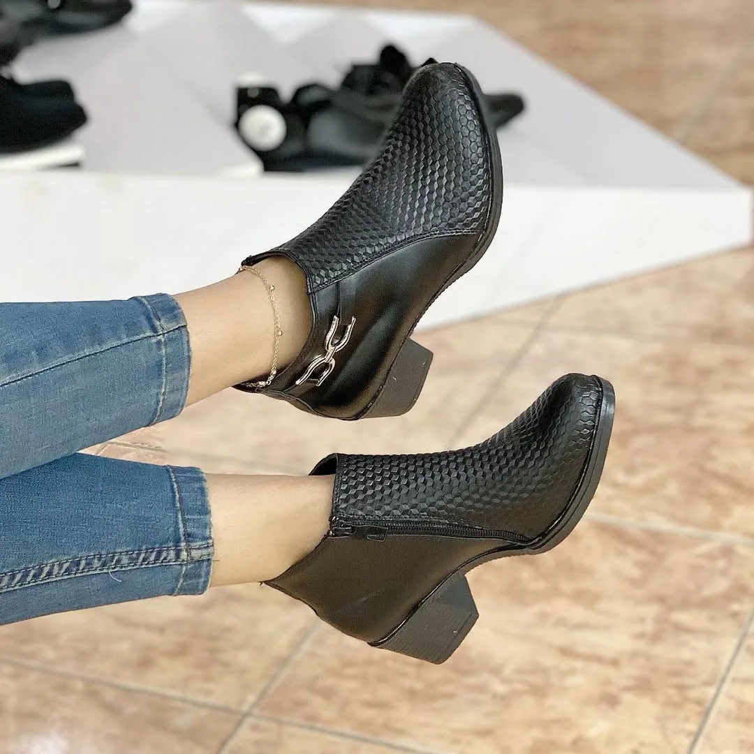 کفش پاشنه ۳ سانت زنانه