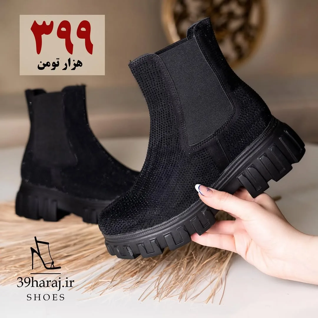 بوت نگین‌دار زنانه — عکس ۲