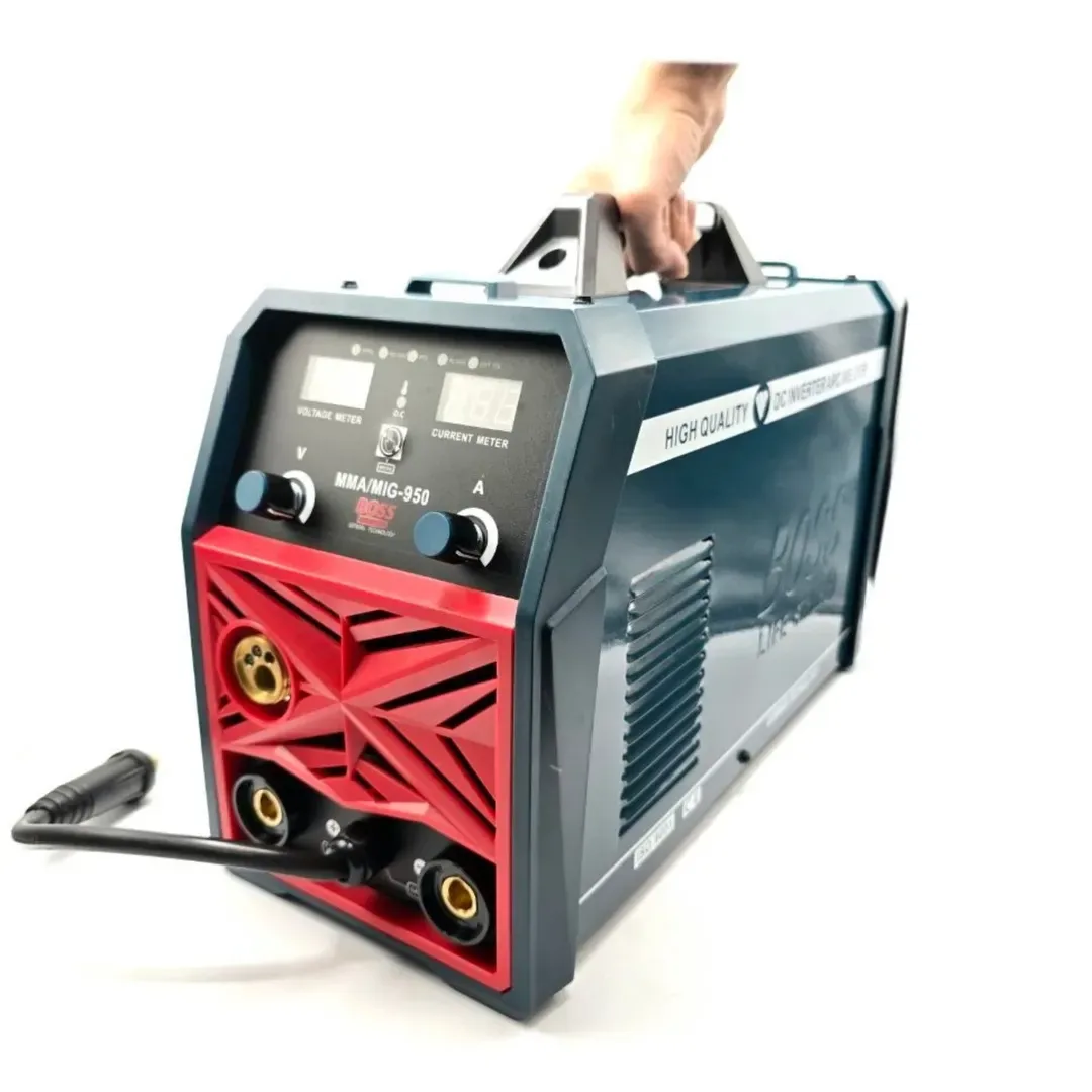 دستگاه جوش CO2 ۹۵۰ باس، رنگ آبی تیره و قرمز، جنس فلز و پلاستیک، دیجیتال، قابل حمل