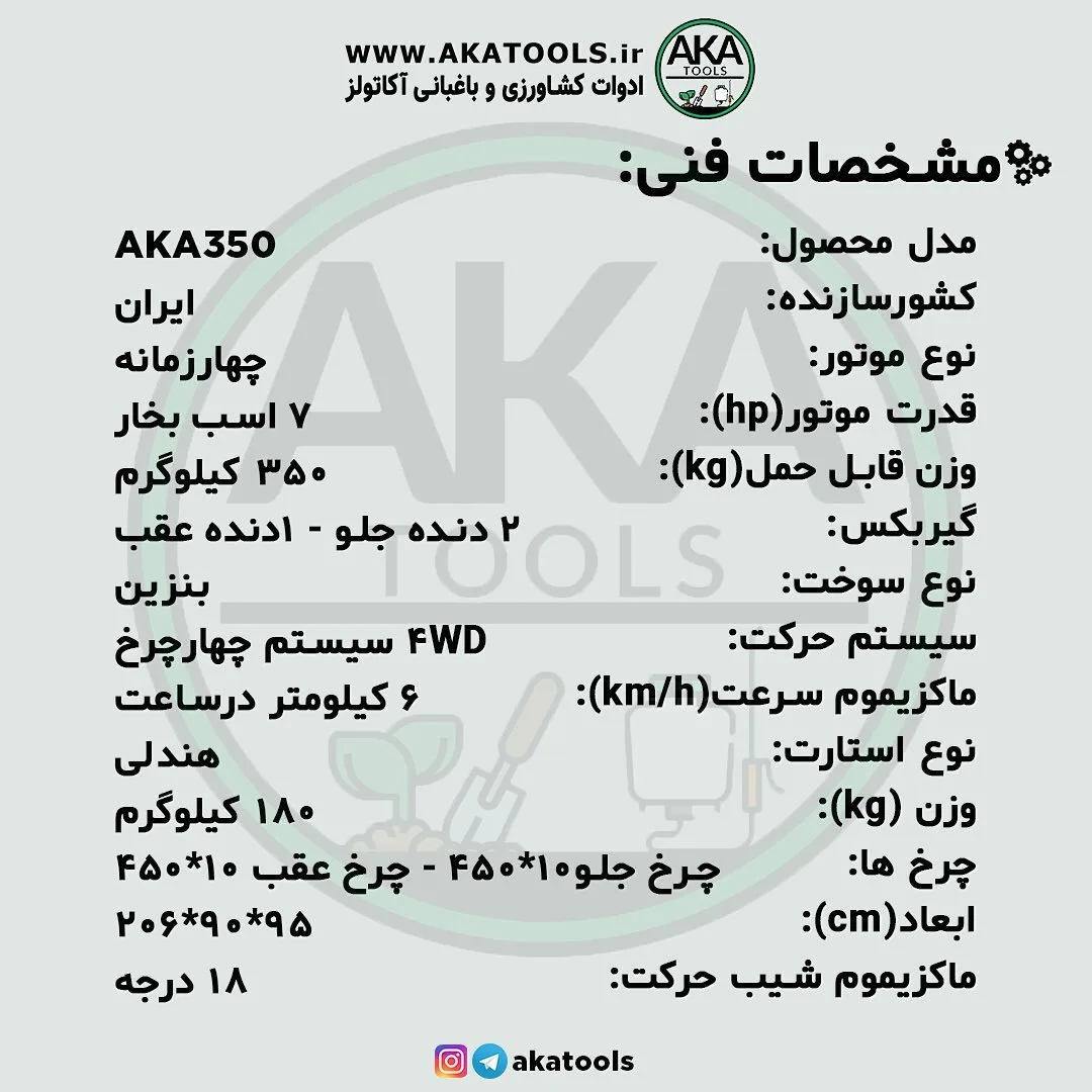 فرغون بنزینی همه‌کاره AKA350 — عکس ۲