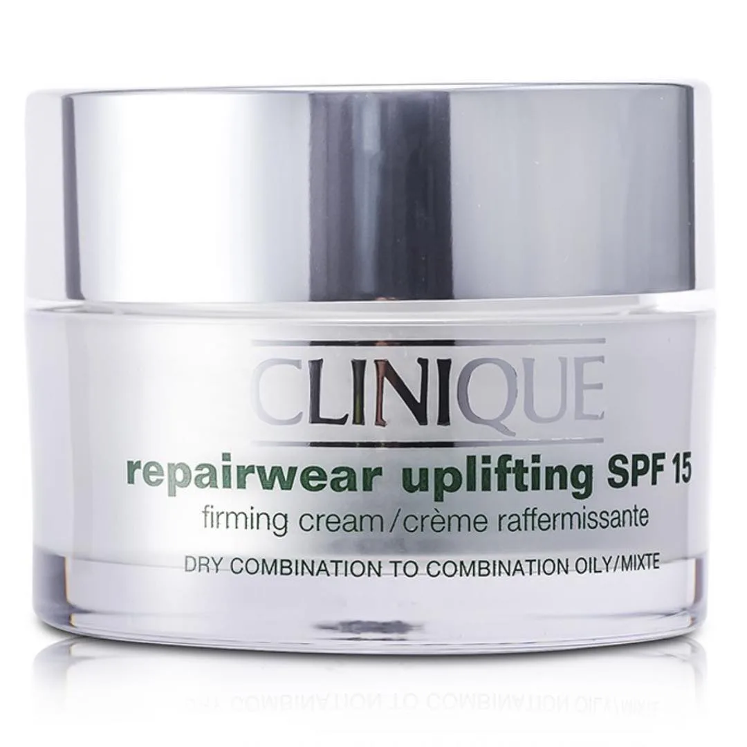 کرم مرطوب‌کننده لیفتینگ SPF15 کلینیک، رنگ سفید و نقره‌ای، جنس شیشه و پلاستیک، ظرف جار