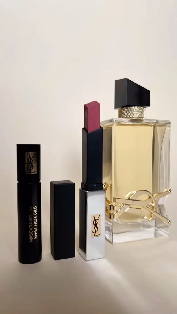 ست آرایشی لاو عطر لیبر و رژ و ریمل ایو سن لوران