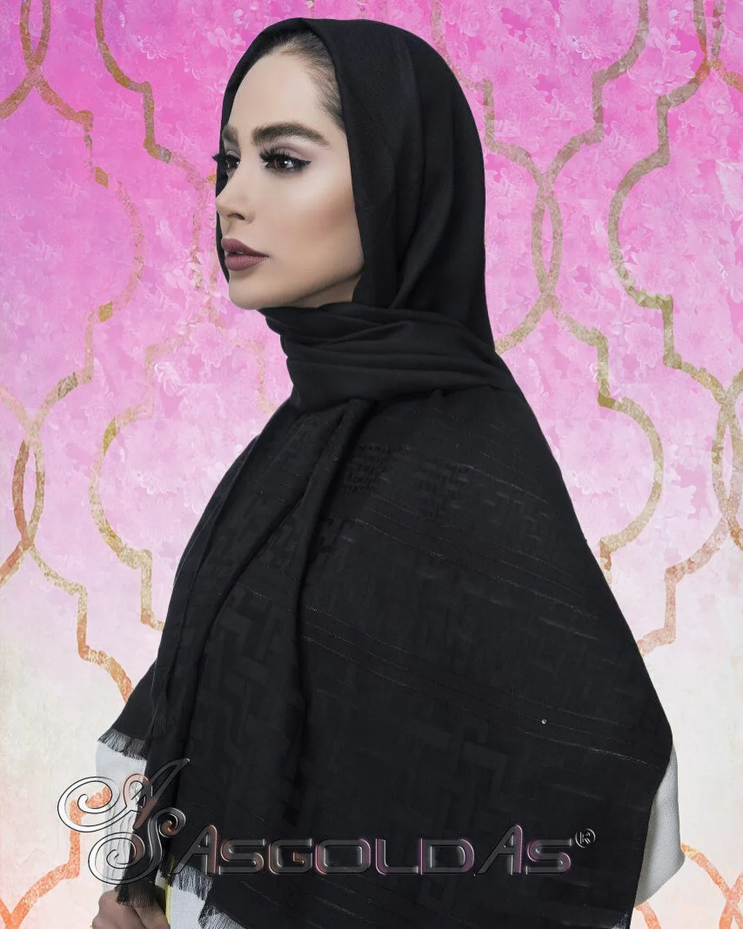 شال نخی دستک پولکی آسگلداس