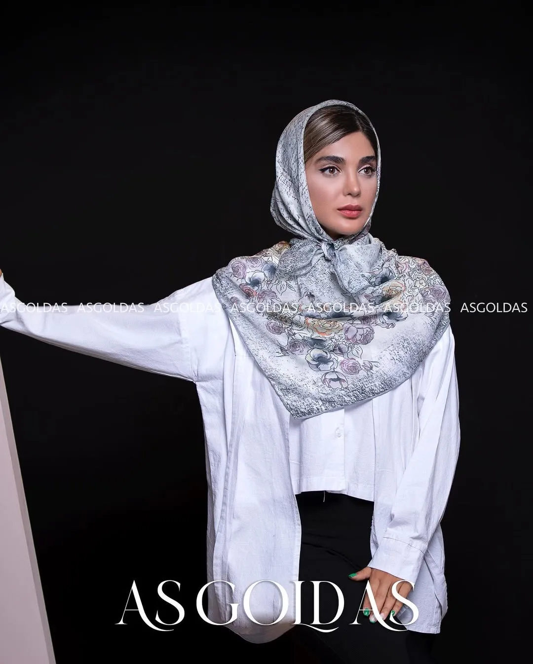 شال نخی سایز ۱۱۰ آسگلداس