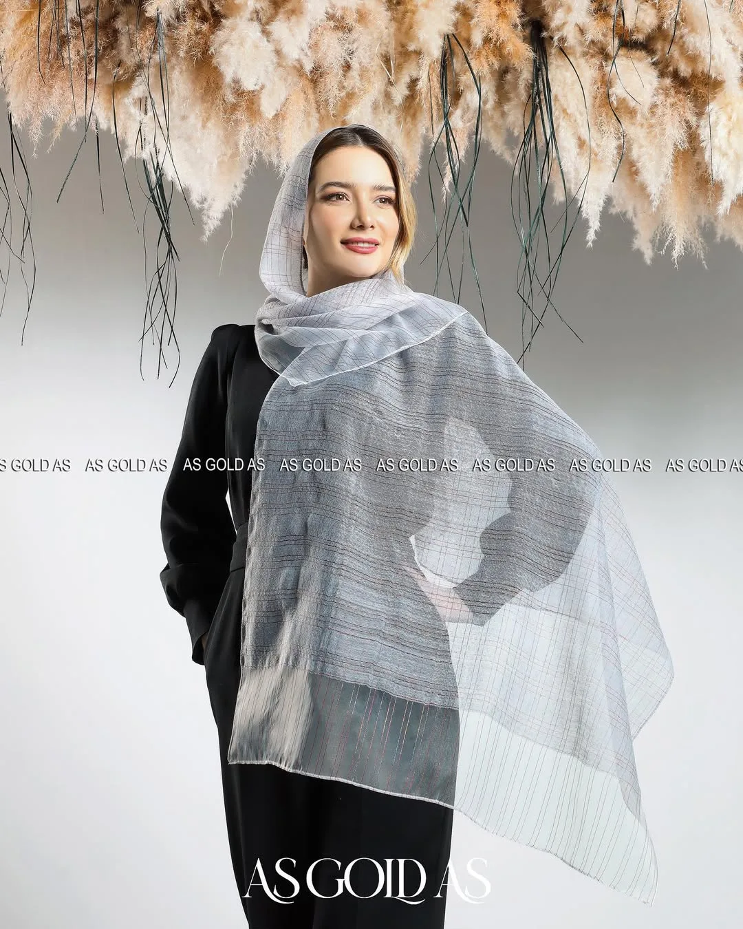شال حریر ساتن کد ۱۰۰۶۰ آسگلداس