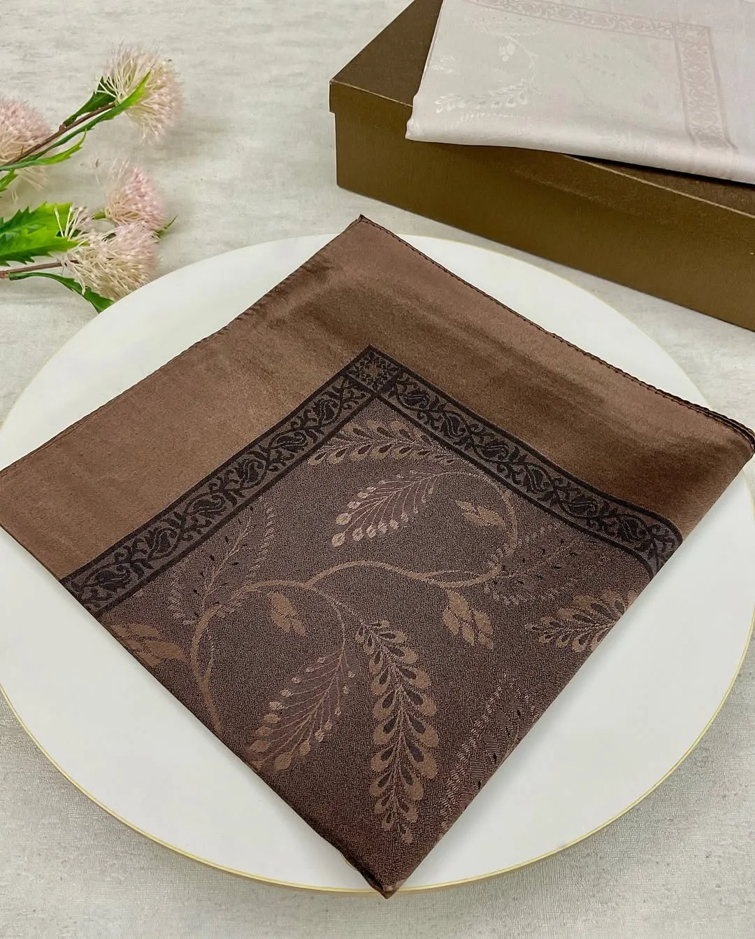 روسری ابریشم دورو — عکس ۲