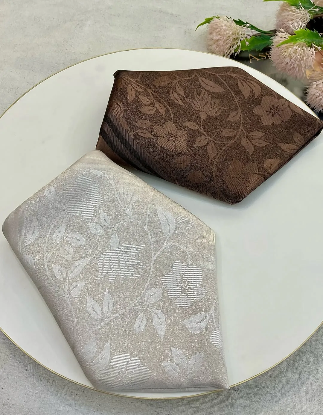 روسری ابریشم دورو — عکس ۵