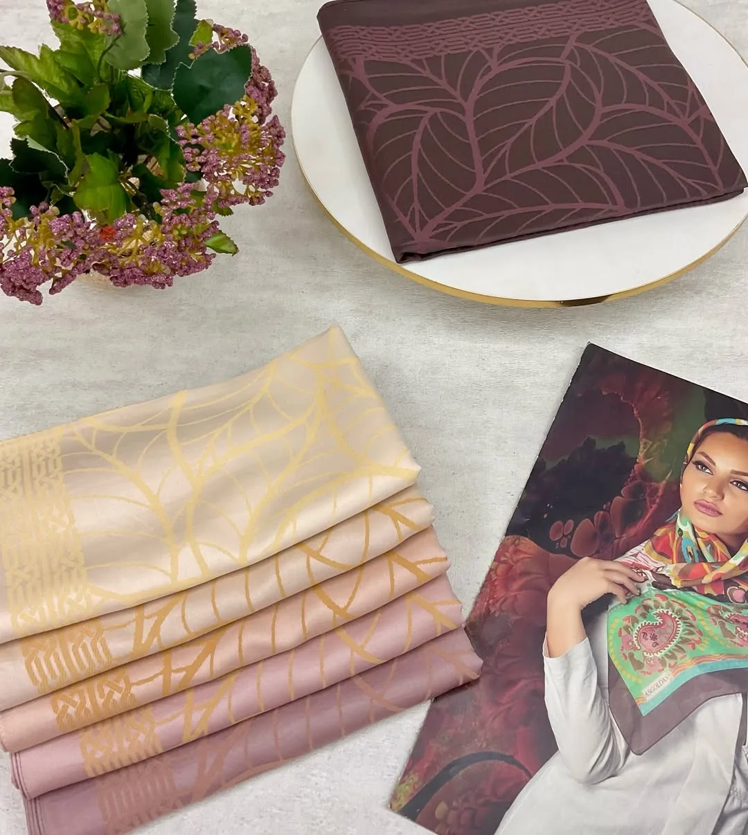 روسری ابریشم بهاره — عکس ۴