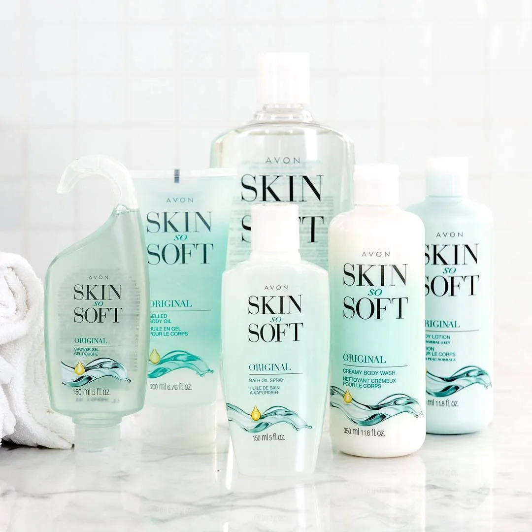 شامپو و کرم Skin So Soft آوون