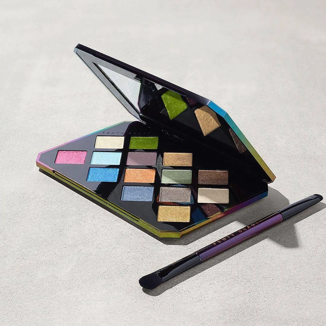 پالت سایه چشم Galaxy Fenty Beauty، رنگ چند رنگ و مشکی، جنس پلاستیک، پالت چندرنگ