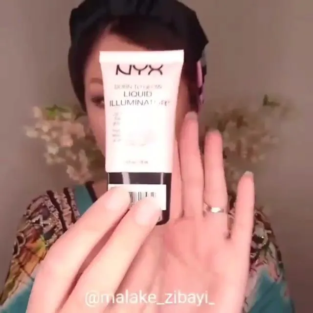 هایلایتر مایع Born To Glow نیکس، رنگ سفید، جنس پلاستیک، تیوپی