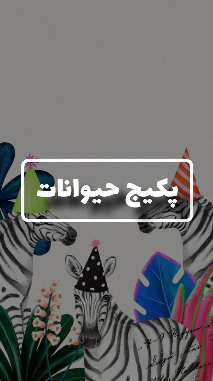 پکیج تولد تم حیوانات