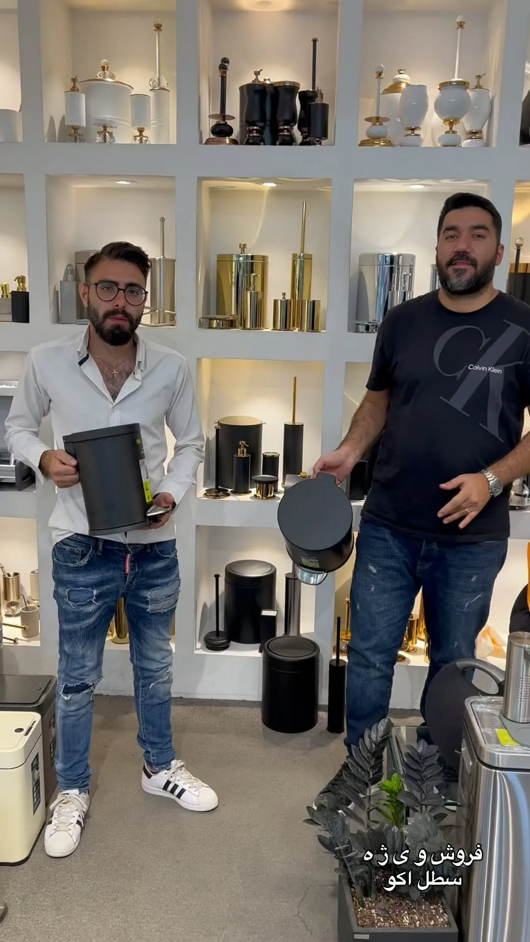 سطل اکو ۳ و ۵ لیتری، رنگ مشکی، استوانه‌ای