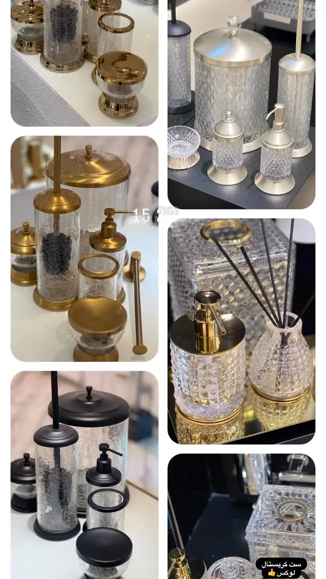 ست کریستال لوکس حمام