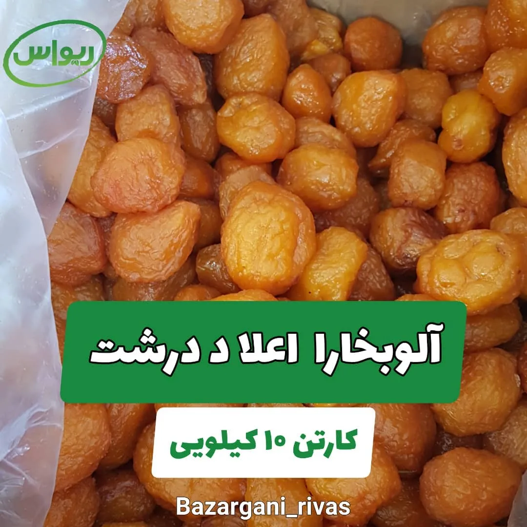 آلوبخارا خشک درشت کارتن ۱۰ کیلویی