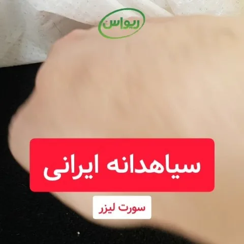 سیاهدانه ایرانی بوجارشده، رنگ کرم، پودر